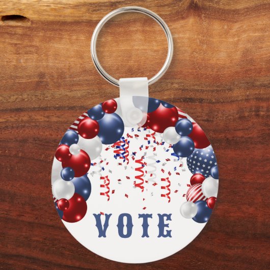 Patriotic Star Spangled Celebration Arch Sleutelhanger (Achterkant)