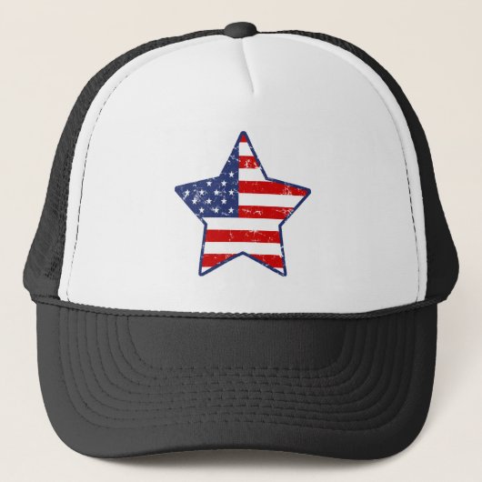 Patriotic Star Trucker Pet (Voorkant)