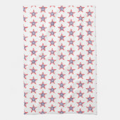 Patriotic Stars Kitchen Towel Theedoek (Verticaal)