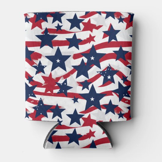 Patriotic Stars Koelbox Blikjeskoeler (Voorkant)