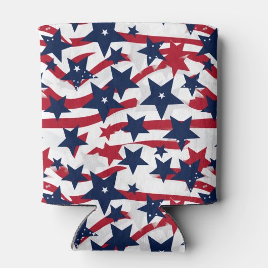 Patriotic Stars Koelbox Blikjeskoeler (Achterkant)