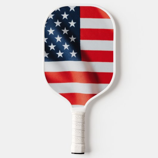 Patriotic Stars & Stripes Pickleball Paddle – Vere (Achterkant)