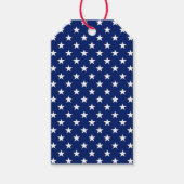 Patriotic Stars Team USA Olympics Blue White  Cadeaulabel (Voorkant)