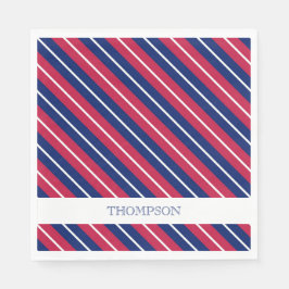 Patriotic Stripes Rood Wit Blauw NAAM Classic Servet
