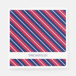 Patriotic Stripes Rood Wit Blauw NAAM Classic Servet
