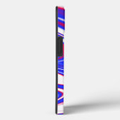 Patriotic Swirl: het rode, witte en blauwe marmer Case-Mate iPhone Case (Achterkant / Rechts)