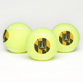 Patriotic Tennis Ball with Flag of Baltimore, VS Tennisballen (Multi)