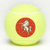 Patriotic Tennis Ball with Flag of Kent County Tennisballen (Achterkant)