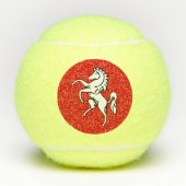Patriotic Tennis Ball with Flag of Kent County Tennisballen (Voorkant)