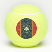 Patriotic Tennis Ball with Flag of Mississippi, US Tennisballen (Achterkant)