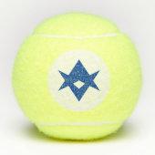 Patriotic Tennis Ball with Flag of Toyota City Tennisballen (Voorkant)