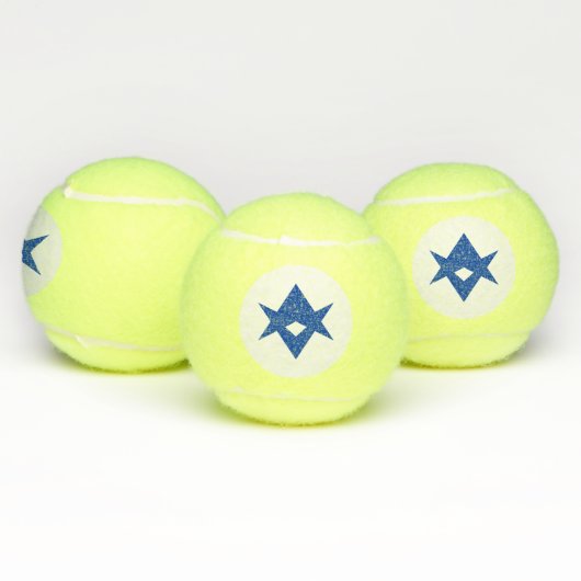 Patriotic Tennis Ball with Flag of Toyota City Tennisballen (Multi)