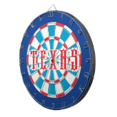 Patriotic TEXAS Americana Dartbord (Voorkant Rechts)