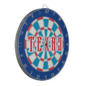 Patriotic TEXAS Americana Dartbord (Voorkant Links)