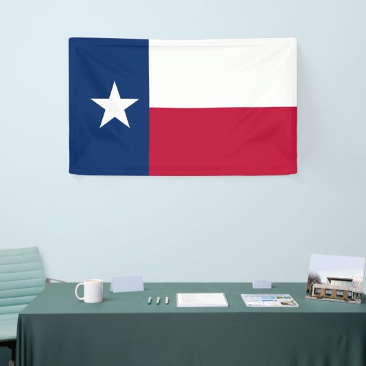 Patriotic Texas State flag aangepast Spandoek (Beurs)
