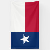 Patriotic Texas State flag aangepast Spandoek (Verticaal)