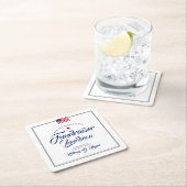 Patriotic Thormed Event | Amerikaanse vlag Kartonnen Onderzetters (Insitu)