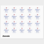Patriotic Thormed Event | Amerikaanse vlag Ronde Sticker (Vel)