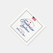 Patriotic Thormed Event | Amerikaanse vlag Servet (Hoek)