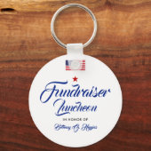 Patriotic Thormed Event | Amerikaanse vlag Sleutel Sleutelhanger (Voorkant)