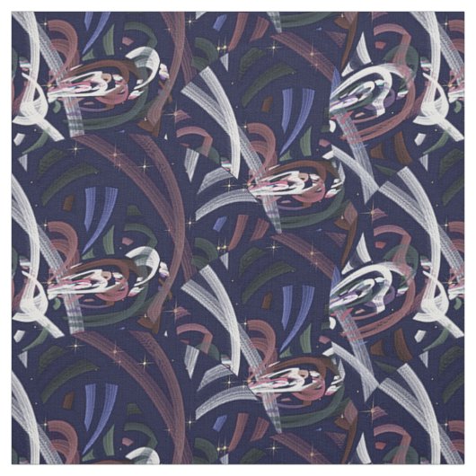 Patriotic Thunder Moon Stof (Swatch)