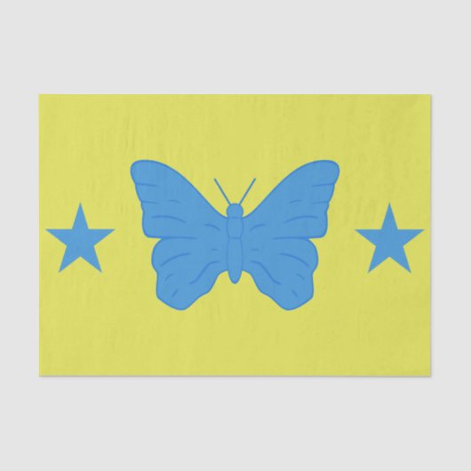 Patriotic tissue paper with flag of Bady Bassit Tissuepapier (Voorkant)