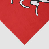 Patriotic tissue paper with flag of Kent, England Tissuepapier (Detail)