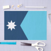 Patriotic tissue paper with flag of Minnesota, USA Tissuepapier (Craft)