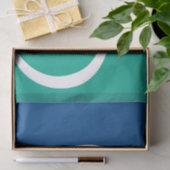 Patriotic tissue paper with flag of Ottawa, Canada Tissuepapier (Geschenk)