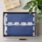 Patriotic tissue paper with flag of Quebec City Tissuepapier (Geschenk)