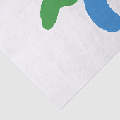 Patriotic tissue paper with flag of Seoul Tissuepapier (Detail)