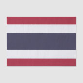 Patriotic tissue paper with flag of Thailand Tissuepapier (Voorkant)