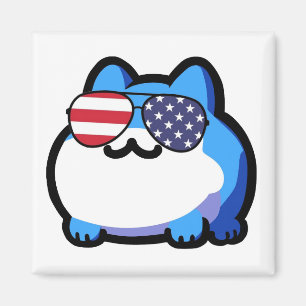 Patriotic Toby Magneet