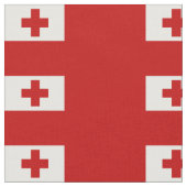 Patriotic Tonga-vlag Stof (Close Up)