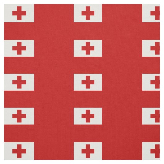 Patriotic Tonga-vlag Stof (Swatch)