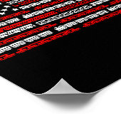 Patriotic Trains Flag For Train Enthusiasts And Ho Poster (Hoek)