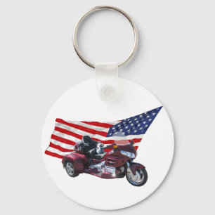Patriotic Trike Sleutelhanger