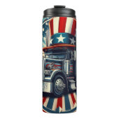 Patriotic Truck Uncle Sam Pet Thermosbeker (Voorkant)