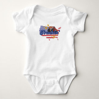 Patriotic Truckin' Romper