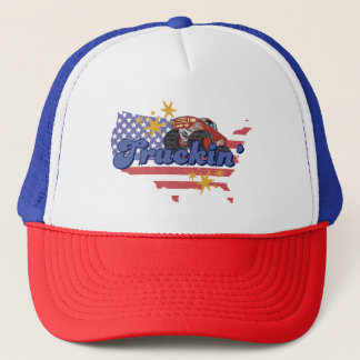 Patriotic Truckin' Trucker Pet