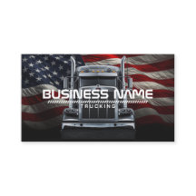 Patriotic Trucking - Amerikaanse vlag en semi-vrac