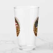 Patriotic Type Of Drinking Glass Glas (Rechts)