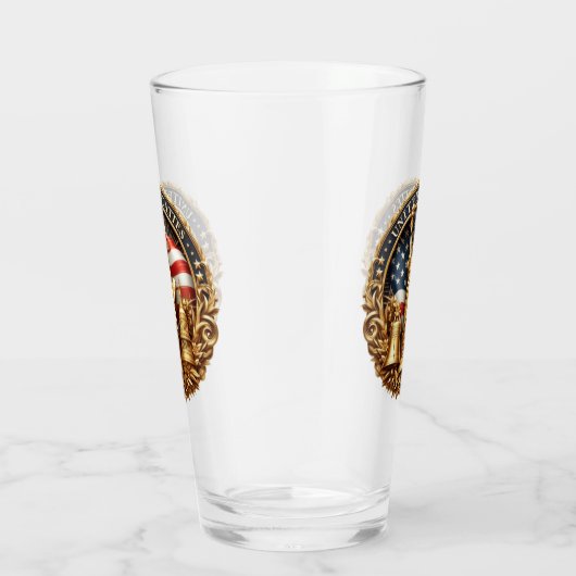 Patriotic Type Of Drinking Glass Glas (Rechts)