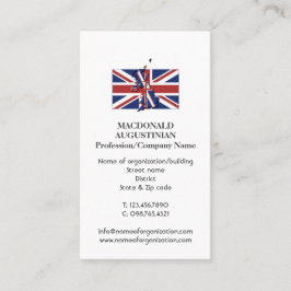 Patriotic UK | UNION JACK | Foto-Visitekaartje Visitekaartje