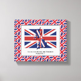 Patriotic UNION JACK Foto Canvas Afdruk