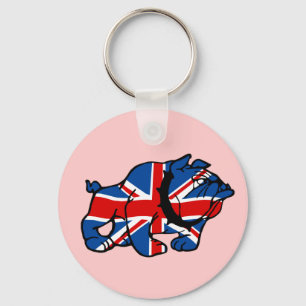 Patriotic Union Jack Sleutelhanger