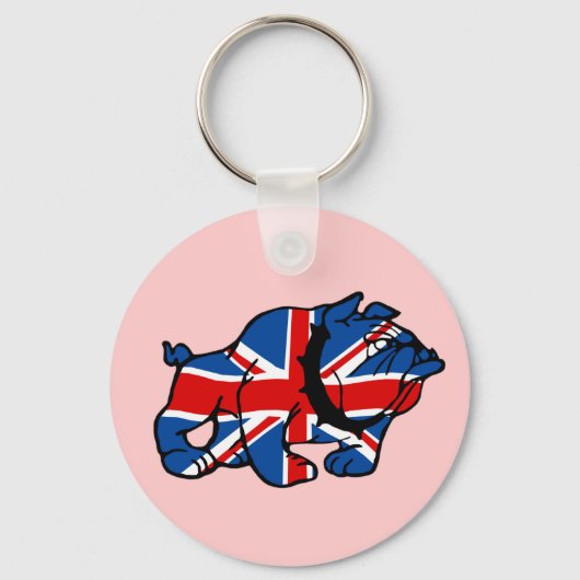 Patriotic Union Jack Sleutelhanger (Voorkant)