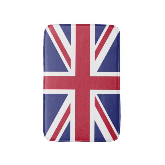 Patriotic United Kingdom Flag Badmat (Voorkant Verticaal)