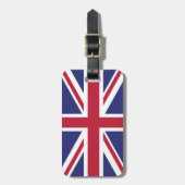 Patriotic United Kingdom Flag Bagagelabel (Voorkant verticaal)