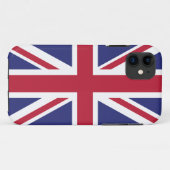 Patriotic United Kingdom Flag Case-Mate iPhone Case (Achterkant (horizontaal))